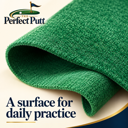 The Perfect Putt — 2-Hole Putting Mat with Ball Return